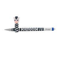 Stylo effaçable Bo-Bo Zèbre Am I black or white? - MR. WONDERFUL 2503011219W0UN 8445641070487