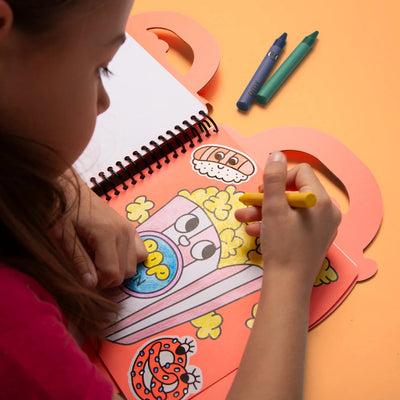 Super Coloring & Stickers Book Yummy - OMY