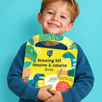 Mallette de dessin Drawing Kit Dino de SuperPetit