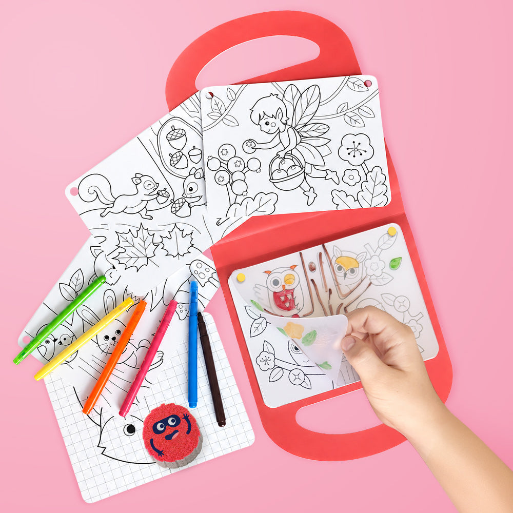 Mallette de dessin Drawing Kit Forêt enchantée de SuperPetit – vue 2