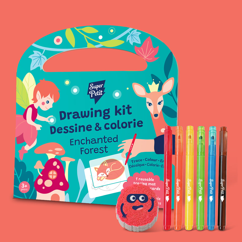 Mallette de dessin Drawing Kit Forêt enchantée de SuperPetit – vue 3
