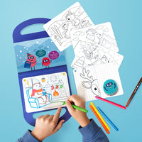 Mallette de dessin Drawing Kit Snow Fun de SuperPetit – vue 2