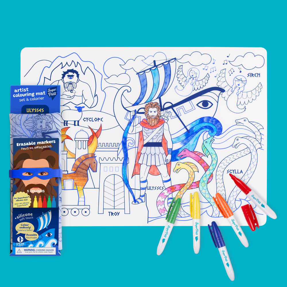 Set de table à colorier Les Aventures d'Ulysse de SuperPetit – vue 3