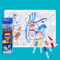 Set de table à colorier Les Aventures d'Ulysse de SuperPetit – vue 3