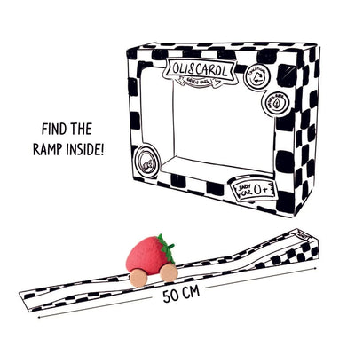 Sweetie la voiture fraise - Oli&Carol L-STRAWBERRY-CAR
