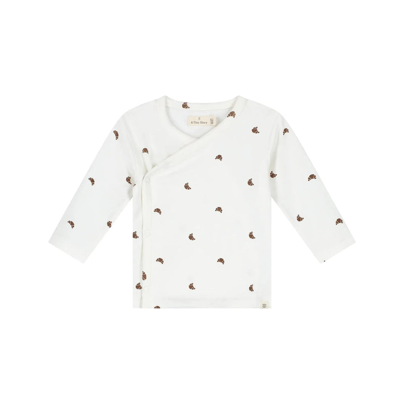 t-shirt bébé croissant cloud - A TINY STORY 