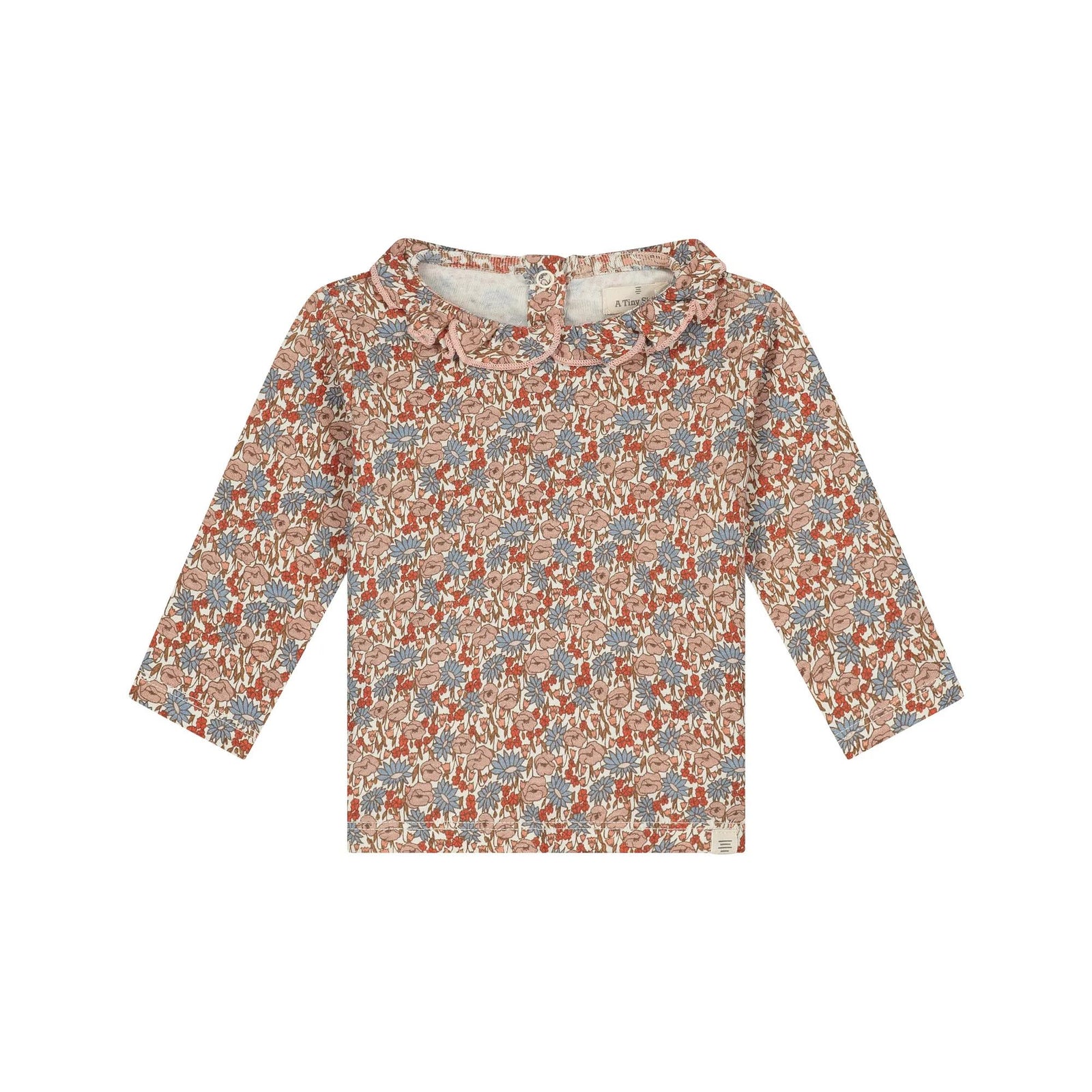 T-shirt bébé manches longues fleuri multicolore – A Tiny Story