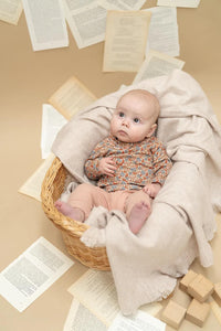 T-shirt bébé manches longues fleuri multicolore d’A Tiny Story – vue 3