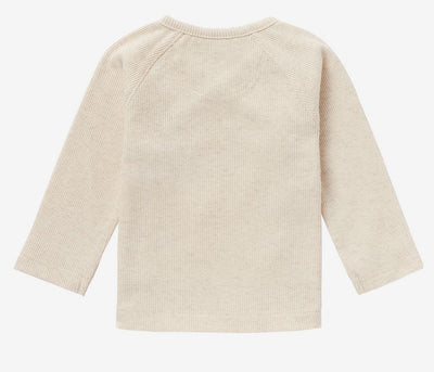 T-shirt manches longues Nanyuki - oatmeal Melange - Noppies 2611 P611 50