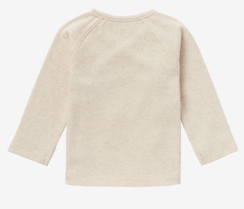 T-shirt manches longues Nanyuki - oatmeal Melange - Noppies 2611 P611 50 
