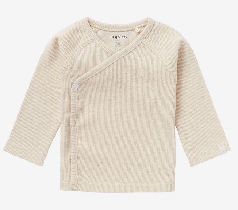 T-shirt manches longues Nanyuki - oatmeal Melange - Noppies 2611 P611 50 