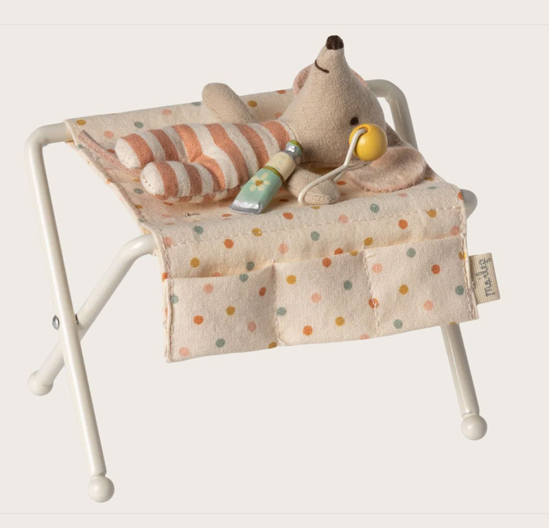 table a langer miniature bébé souris balnc - MAILEG 11-4120-00 5707304137641