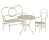 Table, banc et chaise souris small blanc cassé - MAILEG 11-5106-00
