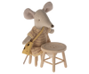 Table et tabouret souris - MAILEG 11-4000-00 5707304134343