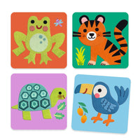 Tableaux de feutrine Animaux tout doux - DJECO