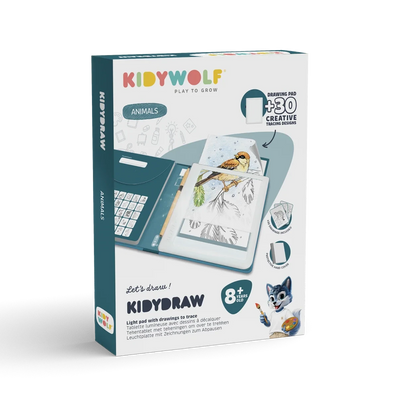 Tablette à dessin lumineuse animaux - kidywolf