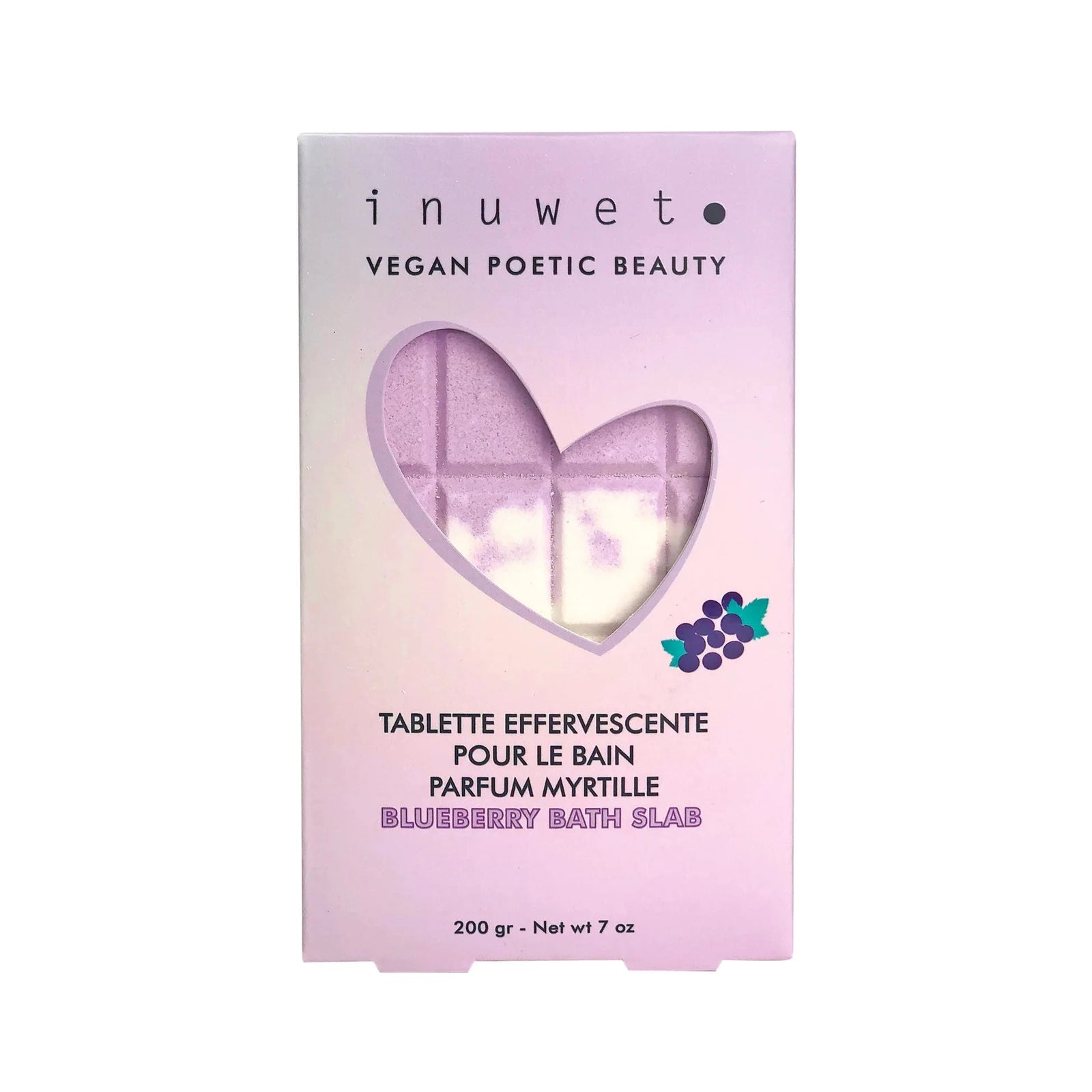 Tablette effervescente pour le bain myrtille- inuwet VINBCH6 3760355044292