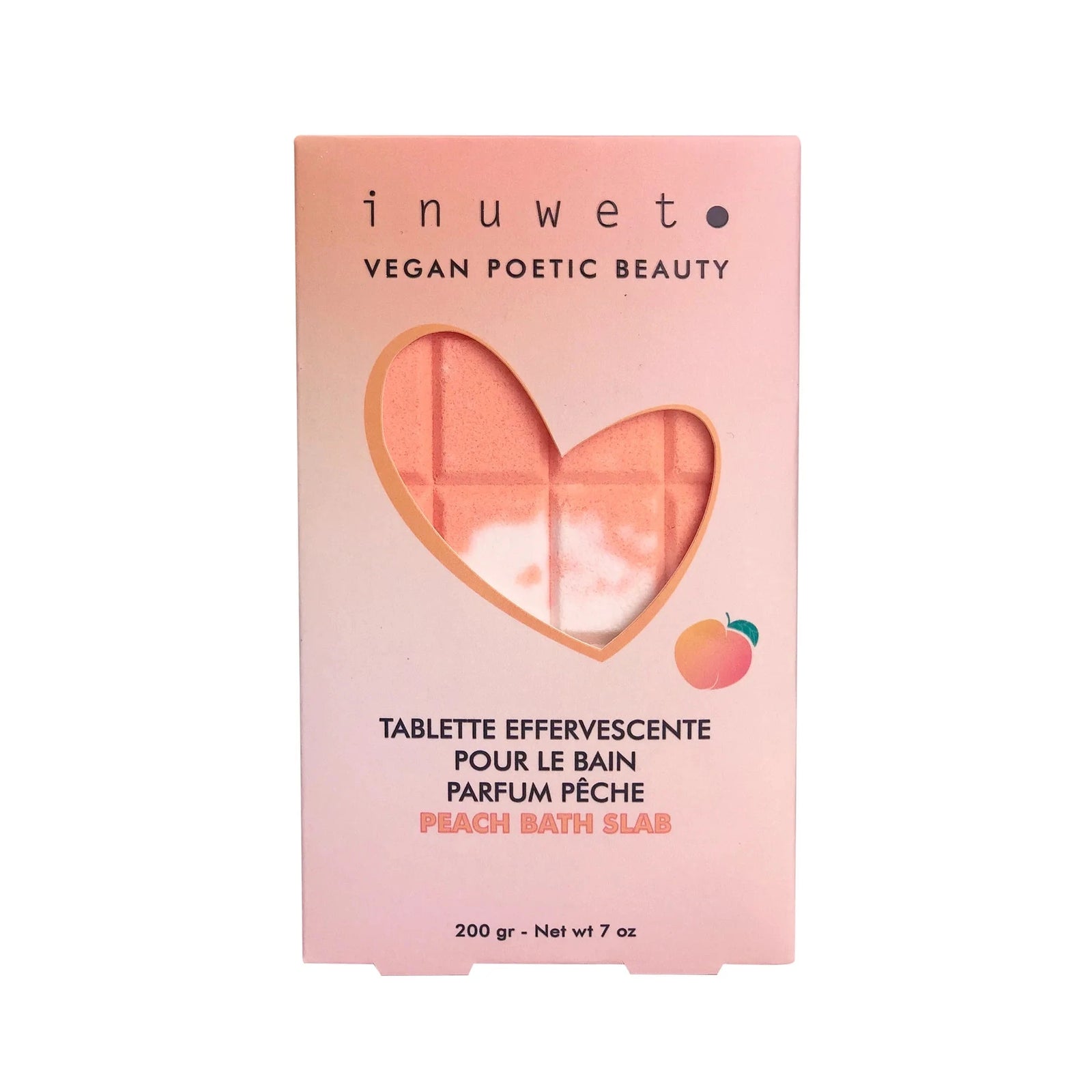 Tablette effervescente pour le bain pêche - inuwet VINBCH7 3760355044285