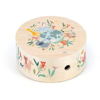 Tambour Cajón en bois les animaux du monde Sarah Betz - VILAC 7113 3048700071132