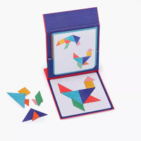 Tangram magnétique Aujourd'hui c'est mercredi - Moulin Roty 713143 3575677131434