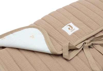Tapis à Langer nomade Gaze de Coton Biscuit - JOLLEIN 096-001-00103 8717329393622