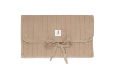 Tapis à Langer nomade Gaze de Coton Biscuit - JOLLEIN 096-001-00103 8717329393622