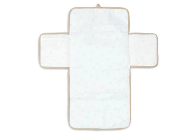 Tapis à Langer nomade Gaze de Coton Biscuit - JOLLEIN 096-001-00103 8717329393622