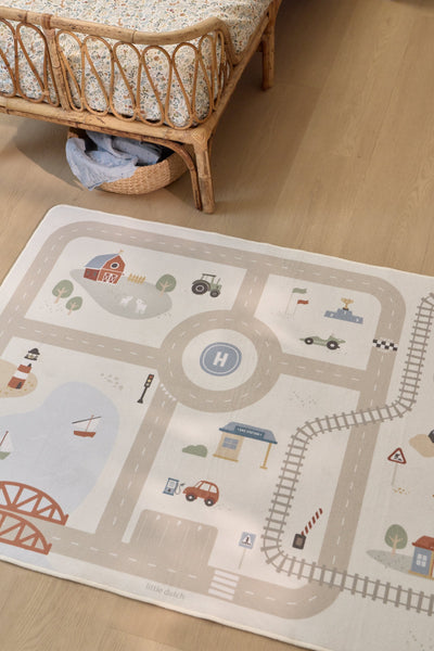 tapis circuit de voiture - LITTLE DUTCH