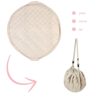 Tapis D'éveil bio stripes blue - PLAY & GO stripe bleu 4895250601352