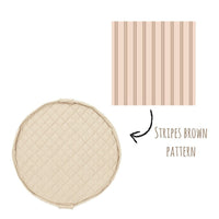 Tapis D'éveil bio stripes brown - PLAY & GO brown stripes 4895250601345