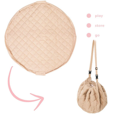 Tapis D'éveil bio stripes brown - PLAY & GO brown stripes 4895250601345