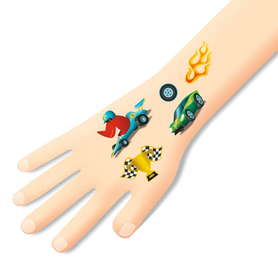 Tatouages éphémères bolides - DJECO