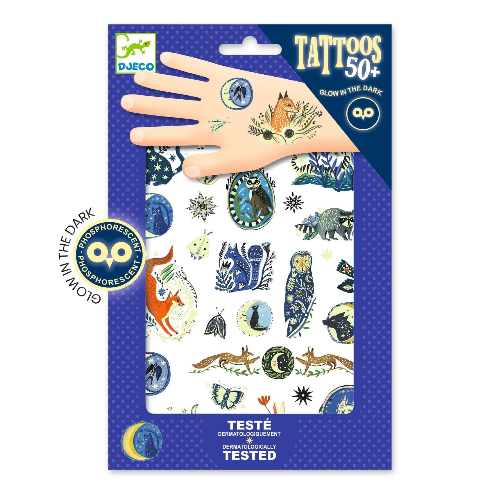 Tatouages éphémères reflets de nuit - DJECO DJ09618 3070900096189