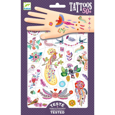 Tatouages plume color - DJECO DJ09615