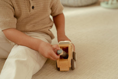 taxi en bois - LITTLE DUTCH LD2533 8713291225336