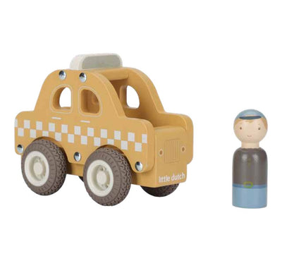 taxi en bois - LITTLE DUTCH LD2533 8713291225336
