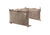 Tour de Parc 180x30cm Cloudy Rib - Milky Coffee - JOLLEIN 004-895-68118 8717329401556