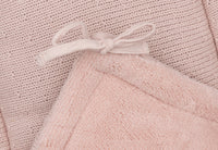 Tour de parc 180x30cm Sprinkle Knit Silk Rose de Jollein – vue 3