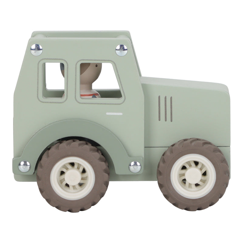 tracteur en bois avec figurine - LITTLE DUTCH LD2551 8713291225510