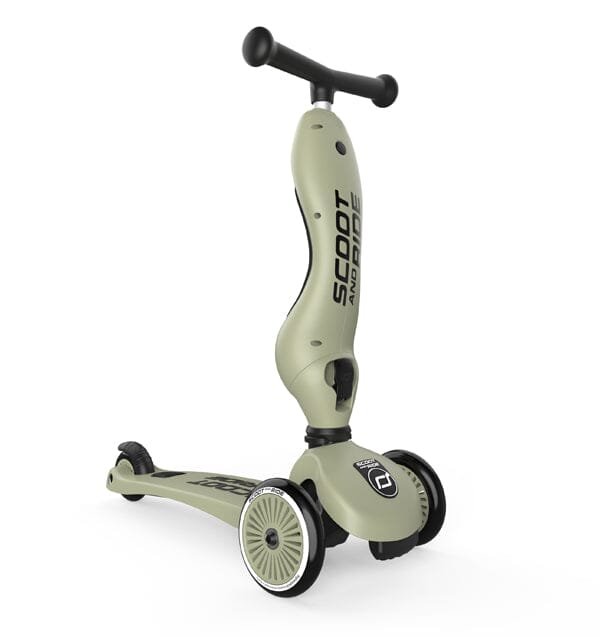 trottinette 2-en-1 highwaykick 1 olive - SCOOT & RIDE 98.002.09 9120133000010