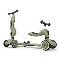 trottinette 2-en-1 highwaykick 1 olive - SCOOT & RIDE 98.002.09 9120133000010