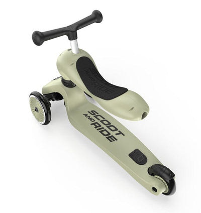 trottinette 2-en-1 highwaykick 1 olive - SCOOT & RIDE 98.002.09 9120133000010