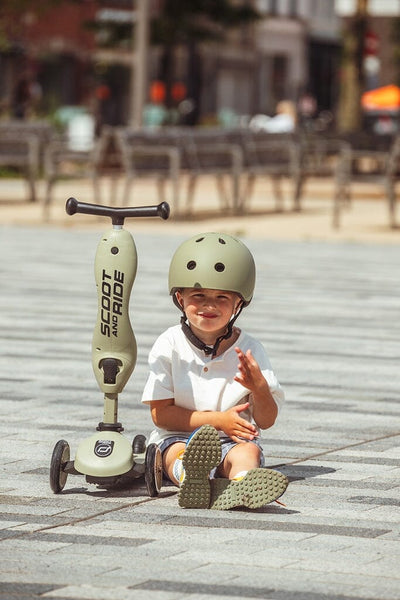 trottinette 2-en-1 highwaykick 1 olive - SCOOT & RIDE 98.002.09 9120133000010
