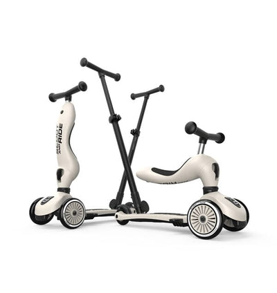 trottinette 2-en-1 highwaykick 1 push and go ash - SCOOT & RIDE 98.003.03 9120133000676