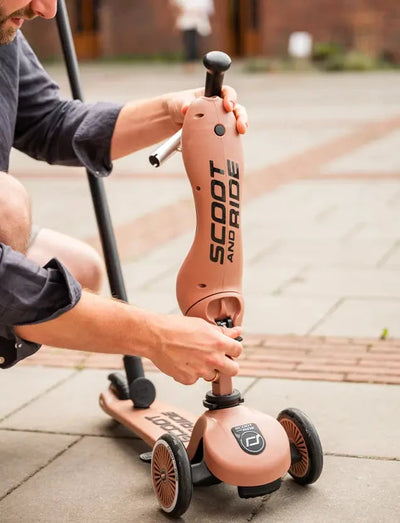 trottinette 2-en-1 highwaykick 1 push and go mocha - SCOOT & RIDE 98.003.04 9120133008207