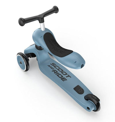 trottinette 2-en-1 highwaykick 1 steel - SCOOT & RIDE 98.002.05 4897033962711