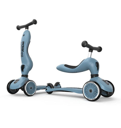 trottinette 2-en-1 highwaykick 1 steel - SCOOT & RIDE 98.002.05 4897033962711
