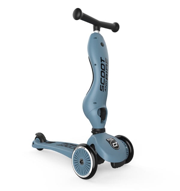 trottinette 2-en-1 highwaykick 1 steel - SCOOT & RIDE 98.002.05 4897033962711