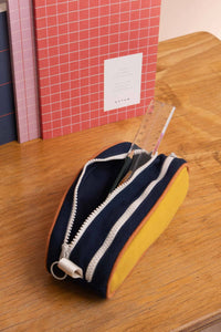 Trousse a stylos Malo Tricolore Sauge - HINDBAG