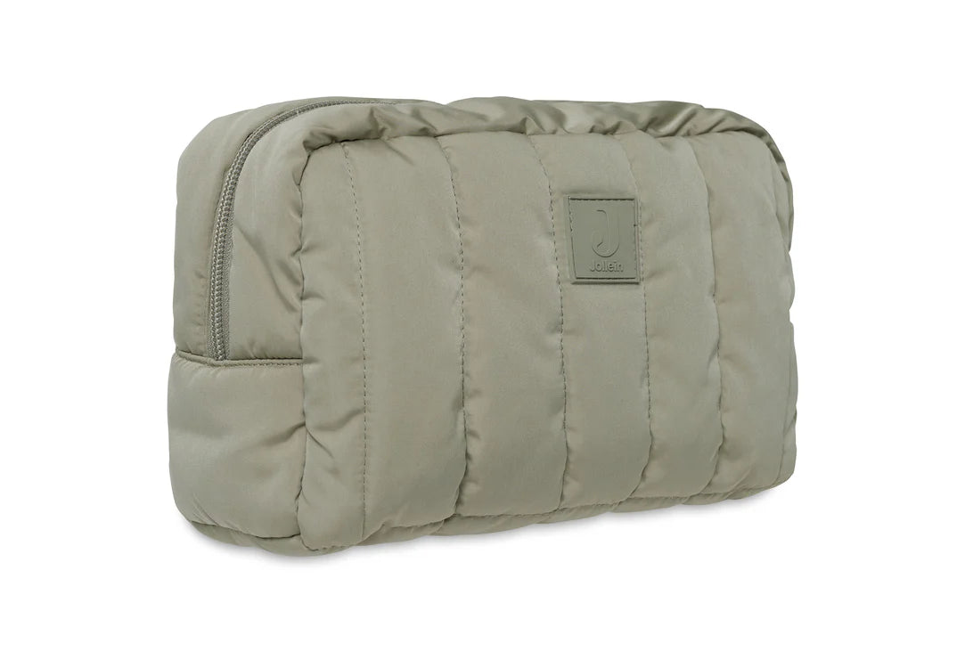 Trousse de soin puffed olive green - JOLLEIN 053-577-67058 8717329381223